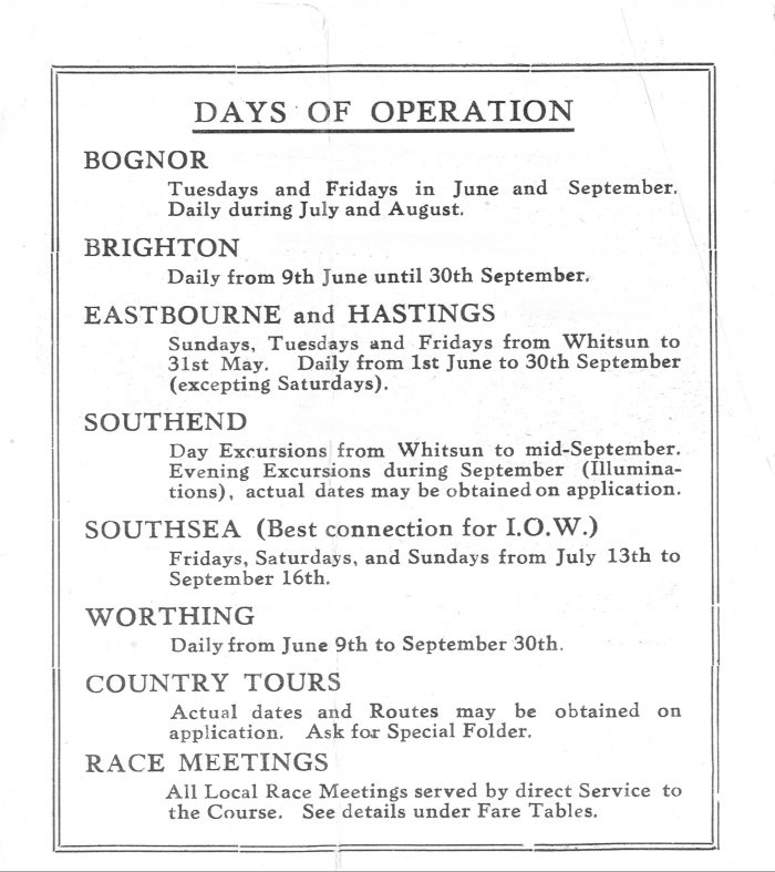 Holidays & Day Trips Epsom Coaches Epsom Coaches